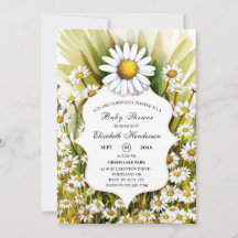 Little Custom Daisy Baby shower