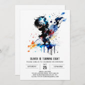 Little Custom Ninja Boy Digitale Verjaardag Kaart (Voorkant / Achterkant)