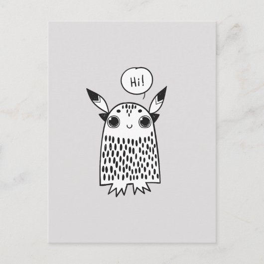 Little Cut monstert Briefkaart (Voorkant)