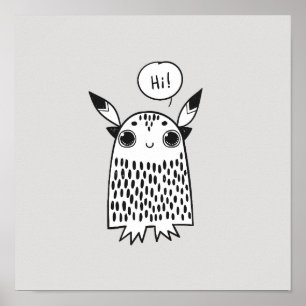 Little Cut monstert Poster