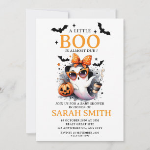 Little Cute Boo is bijna te wijten aan Baby shower Kaart