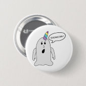 Little Cute Boonicorn Ghost Ronde Button 5,7 Cm (Voorkant /achterkant)