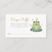 Little Cute Frog Diaper Raffle Enclosure Informatiekaartje (Voorkant)