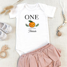 Little Cutie 1st Birthday Bodysuit Top