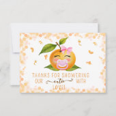 Little Cutie Babies Shower Bedankkaart (Voorkant)
