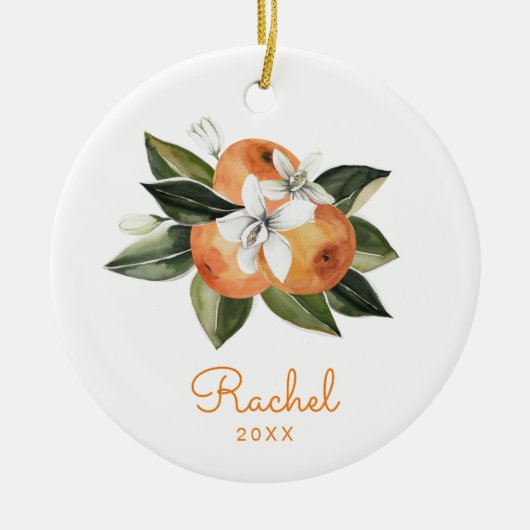 Little Cutie Baby kerstversiering Keramisch Ornament (Voorkant)