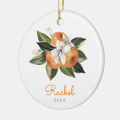 Little Cutie Baby kerstversiering Keramisch Ornament (Links)