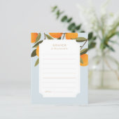 Little Cutie Baby shower Advice for Parents Kaart (Staand voorkant)