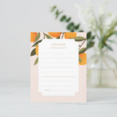 Little Cutie Baby shower Advice for Parents Kaart (Staand voorkant)