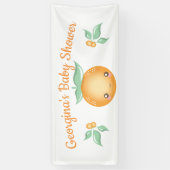 Little Cutie Baby shower Banner (Verticaal)