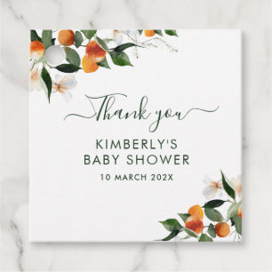 Little cutie baby shower bedankjes labels