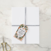 Little Cutie Baby shower Bedankt Cadeaulabel (Met Touw)