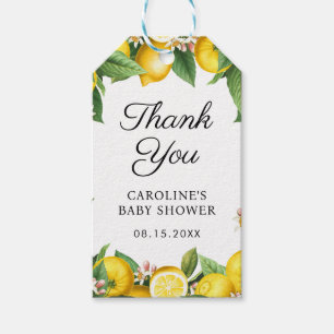 Little Cutie Baby shower Bedankt Cadeaulabel