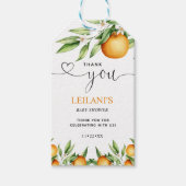Little Cutie Baby shower Bedankt Cadeaulabel (Voorkant)