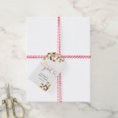 Little Cutie baby shower Bedankt labels Cadeaulabel (Met Touw)