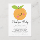 Little Cutie Baby shower Book for Baby Kaart (Voorkant)
