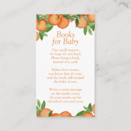 Little Cutie Baby shower Books for Baby Enclosure Informatiekaartje