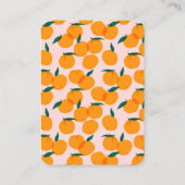 Little Cutie Baby shower Diaper Raffle Informatiekaartje (Achterkant)