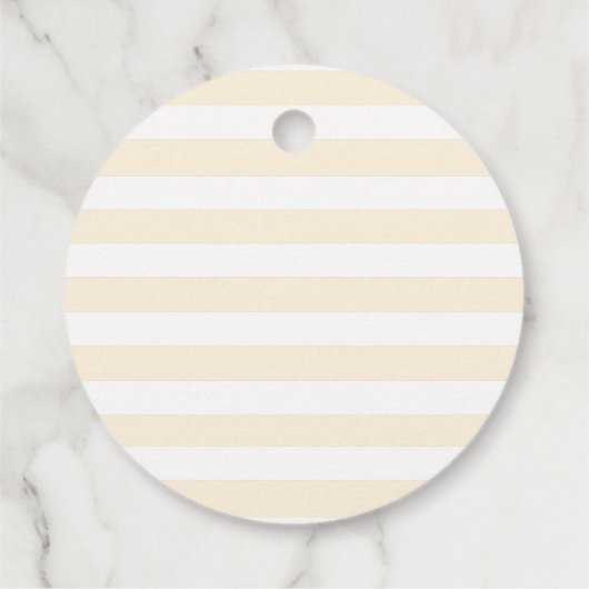 Little Cutie Baby shower geel Clementine Bedankjes Labels (Achterkant)