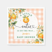 Little Cutie Baby shower genderneutraal papier Servet (Voorkant)