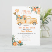 Little Cutie Baby shower Invitation Kaart (Staand voorkant)