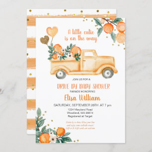 Little Cutie Baby shower Invitation Kaart