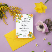 Little Cutie Baby shower Invitation Kaart