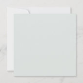 Little Cutie Baby shower Kaart (Achterkant)