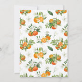 Little Cutie Baby shower Kaart (Achterkant)