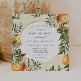 Little Cutie Baby shower Kaart