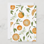 Little Cutie Baby shower Kaart (Achterkant)