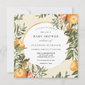 Little Cutie Baby shower Kaart (Voorkant)