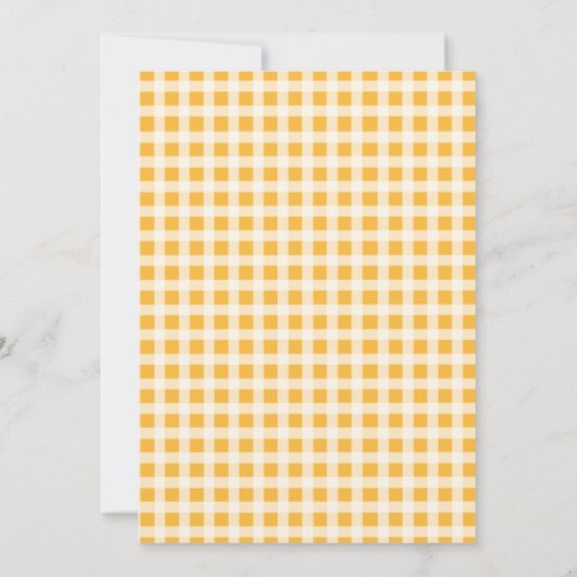 Little Cutie Baby shower Kaart (Achterkant)