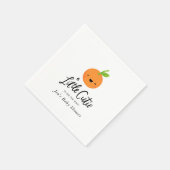 Little Cutie Baby shower Lettered Cutie servetten (Hoek)