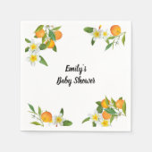 Little Cutie Baby shower Napkins Servet (Voorkant)