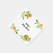Little Cutie Baby shower Napkins Servet (Hoek)