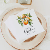 Little Cutie Baby shower papier servetten Sinaasap