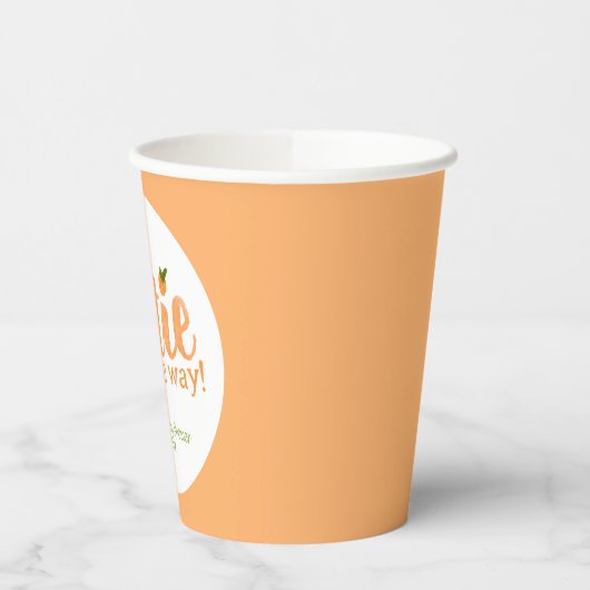 Little Cutie Baby shower Papieren Bekers (Links)