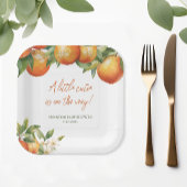 Little Cutie Baby shower Papieren Bordje