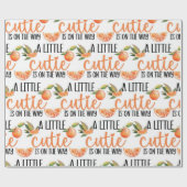 LITTLE CUTIE BABY SHOWER PATTERN CADEAUPAPIER (Vlak)