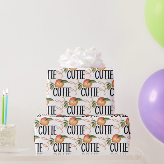 LITTLE CUTIE BABY SHOWER PATTERN CADEAUPAPIER (Feestgeschenken)