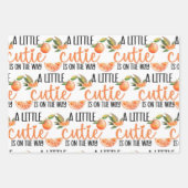 LITTLE CUTIE BABY SHOWER PATTERN INPAKPAPIER VEL (Voorkant 2)