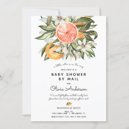 Little Cutie Baby shower per post Kaart