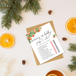 Little Cutie baby shower Raad eens wie spelkaarten