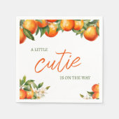 Little Cutie Baby shower Servet (Voorkant)