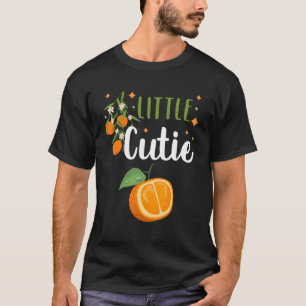 Little Cutie Baby shower Sinaasappel 1e Verjaardag T-shirt