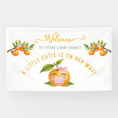 Little Cutie Baby Shower Spandoek (Horizontaal)