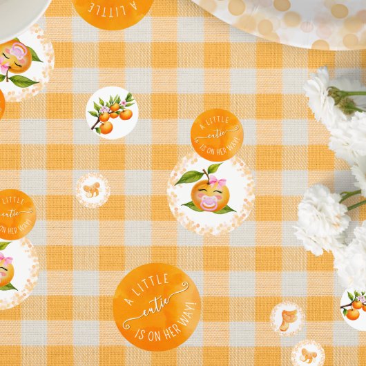 Little Cutie Baby Shower Table Confetti