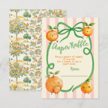 Little Cutie Baby shower Toile Luier Raffle