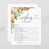 Little Cutie baby shower wenst Baby (Voorkant / Achterkant)